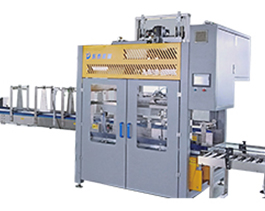 塑料桶自動裝箱機，機油防凍液20升大桶人工裝箱太累了！